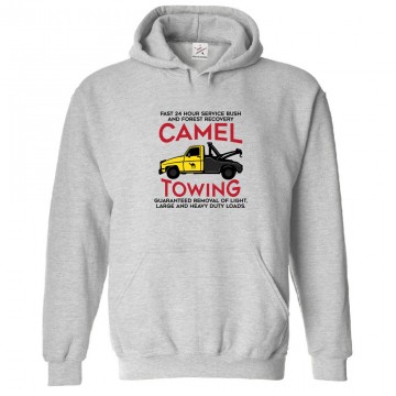 Fast 24 Hour Service Bush and Forest Recovery Camel Towing Unisex Classic Kids and Adults Pullover Hoodie 								 									 									